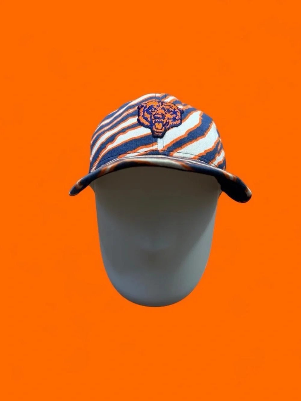 Vintage 90s Zubaz NFL Chicago Bears hat